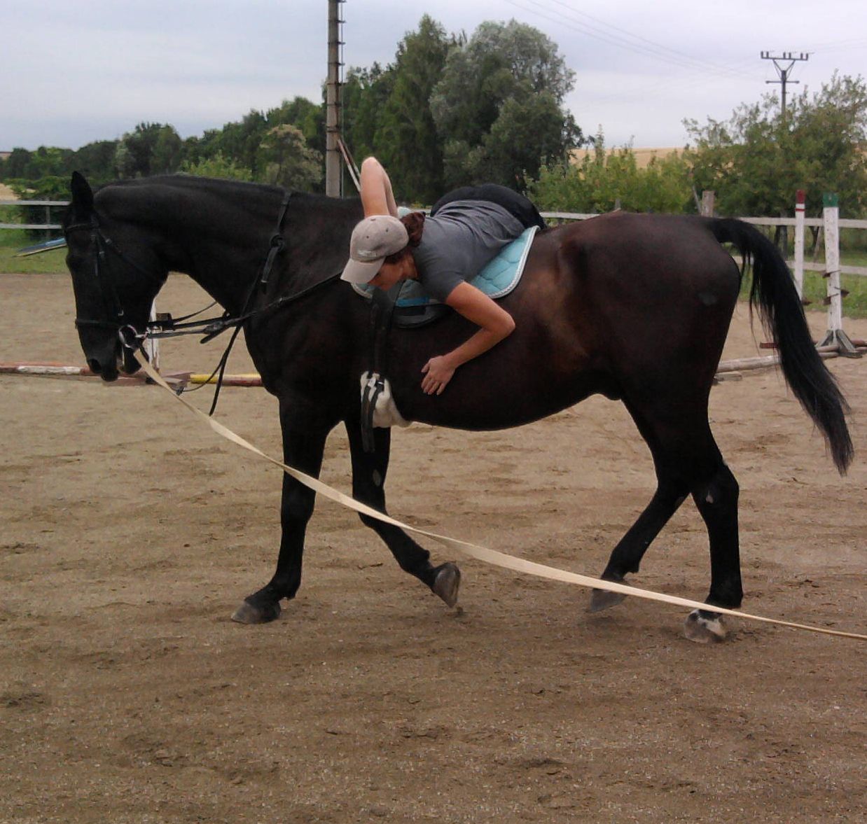 Dakin - cvičení na koni Hostkovice 2011